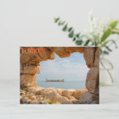 Kizkalesi, Turkije-kaart (Staand voorkant)