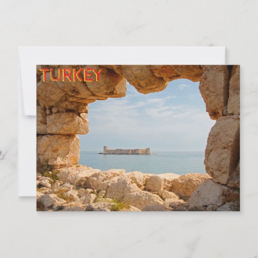 Kizkalesi, Turkije-kaart (Voorkant)