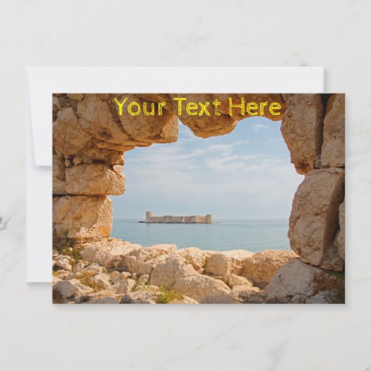 Kizkalesi, Turkije-kaart (Voorkant)