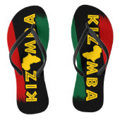 Kizomba African Teenslippers (Voetbed)