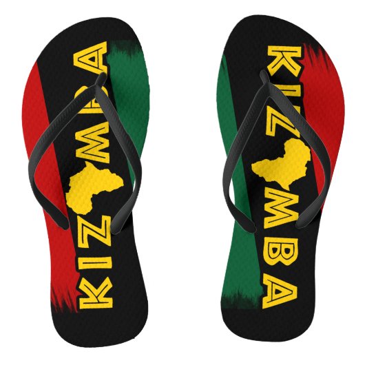 Kizomba African Teenslippers (Voetbed)