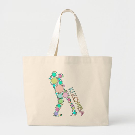 Kizomba-dansers - geschenken grote tote bag (Voorkant)