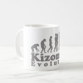 Kizomba Evolution Grey Logo Koffiemok (Voorkant links)