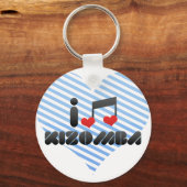 Kizomba fan sleutelhanger (Voorkant)