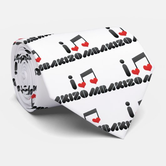 Kizomba fan stropdas (Opgerold)