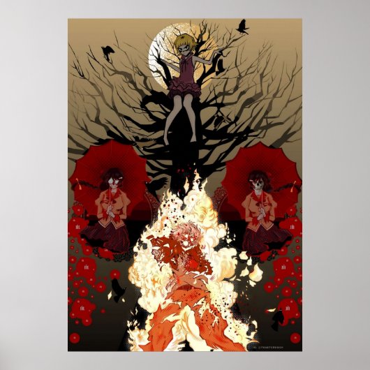 Kizumonogatari film poster (Voorkant)