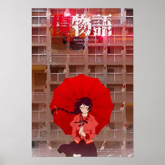 Kizumonogatari Tekketsu Poster (Voorkant)