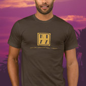 Kizz Kizomba Dans logo bruine outfit T-shirt