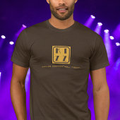 Kizz Kizomba Dans logo bruine outfit T-shirt