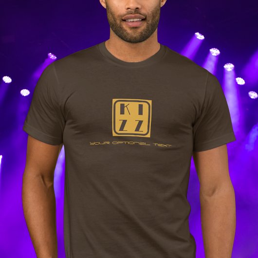 Kizz Kizomba Dans logo bruine outfit T-shirt