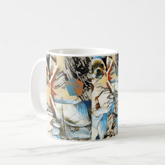 kjærlig koffiemok (Voorkant links)