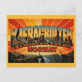 Kjeragbolten Noorwegen Iconische Kei Briefkaart
