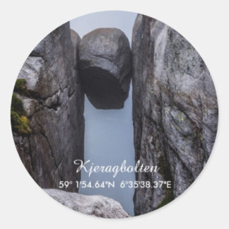 Kjeragbolten Ronde Sticker