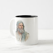 KJV Bijbel-Abraham Vader van het Geloof Mok (Voorkant links)