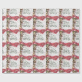 KJV Bijbelse kerst Cadeaupapier (Vlak)