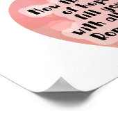 KJV Fruit van het gedistilleerde Poster - Joy (Hoek)