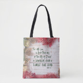 KJV Kerst Bijbelvers Tote Bag (Voorkant)