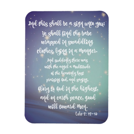 KJV Kerstmis Magneet (Verticaal)