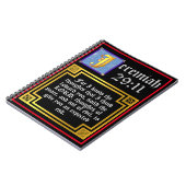 KJV Old Testament Jeremiah 29:11 Biblical Quote Notitieboek (Linkerzijde)