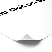 KJV VAN DE TIEN GEBODEN PERFECT POSTER (Hoek)