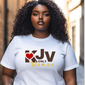 KJV Vrouw - Rode Hart T-shirt