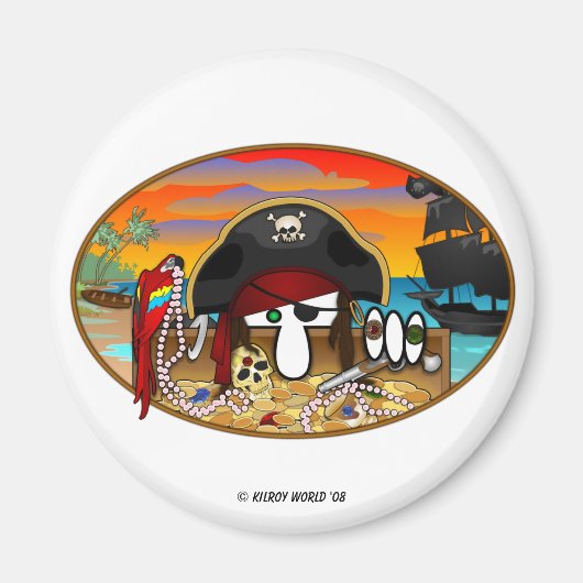 KK Piratenmagneet Magneet (Voorkant)