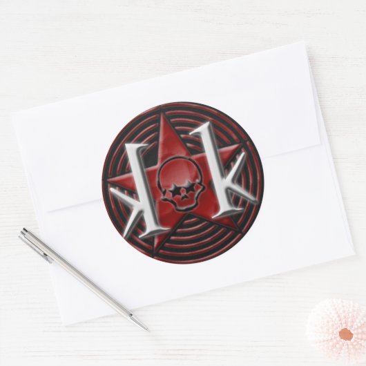KK Star Logo Sticker (rond) (Envelop)