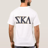 Kka (Frathood greek letters) T-shirt (Achterkant)
