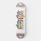 KKEYMIXX. OFFICIEEL SKATEBOARD (Voorkant)