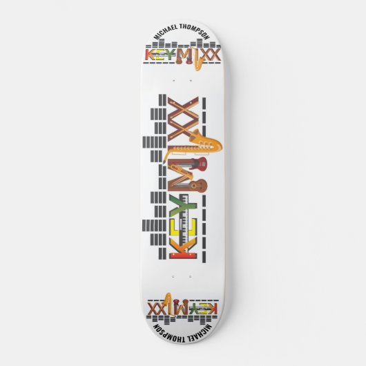KKEYMIXX. OFFICIEEL SKATEBOARD (Voorkant)