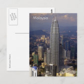 kl malay skyline briefkaart (Voorkant / Achterkant)