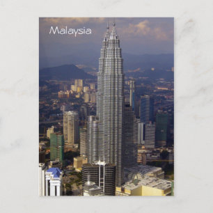 kl malay skyline briefkaart
