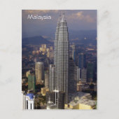 kl malay skyline briefkaart (Voorkant)