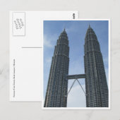 kl petronas tweelingtorens briefkaart (Voorkant / Achterkant)