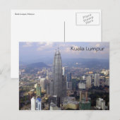 kl skyline briefkaart (Voorkant / Achterkant)