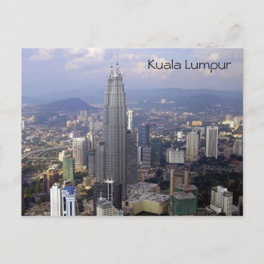 kl skyline briefkaart (Voorkant)