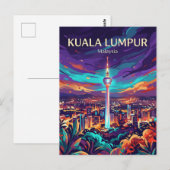 KL-toren Maleisië Briefkaart (Voorkant / Achterkant)
