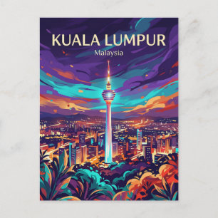 KL-toren Maleisië Briefkaart