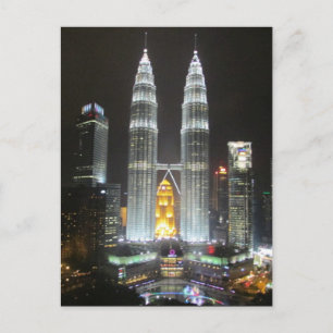 kl towers nachtlicht briefkaart
