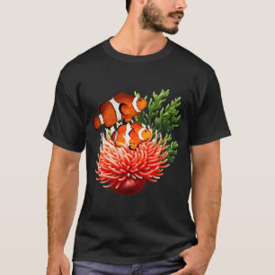 Kla clownvis Anemoon Zoutwater Rif Aquarium Vissen T-shirt