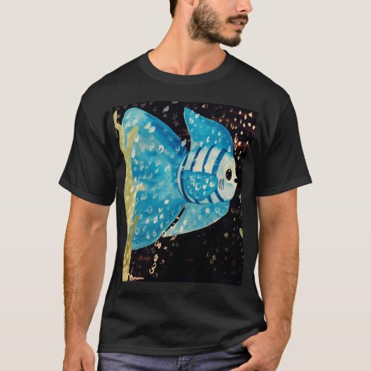 Kla clownvis Blauw T-shirt (Voorkant)