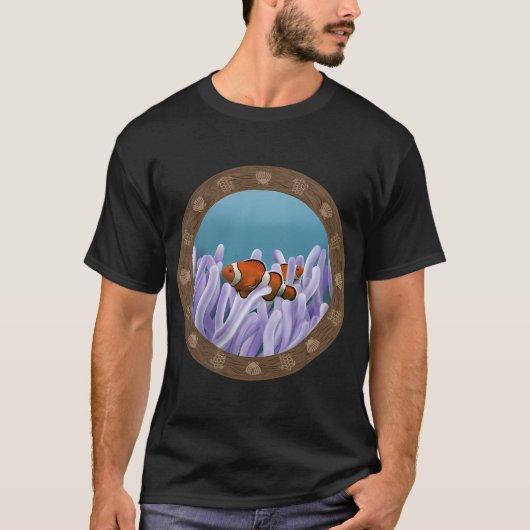 Kla clownvis en zeeanemoon t-shirt (Voorkant)