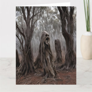 Klaagende spookbomen Australische Struik Bedankkaart