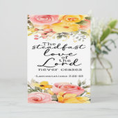 Klaagliederen 3:22-23 Aanmoediging Kaart (Staand voorkant)