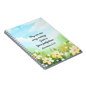 Klaagliederen 3:23 Gele Lente Christelijk Notitieboek (Rechterzijde)