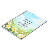 Klaagliederen 3:23 Gele Lente Christelijk Notitieboek (Linkerzijde)