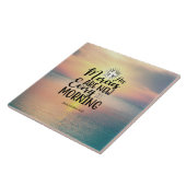 Klaagliederen 3:23 Zijn barmhartigheden zijn elke  Tegeltje (Zijkant)