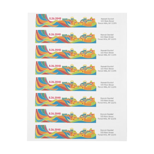 Klaagmuur Adresetiketten (Vel)