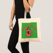 KLAAGRIJ KERST Budget Boodschappentas Tote Bag (Voorkant (product))