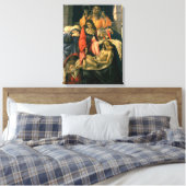 Klaagzang over de dode Christus - Botticelli Canvas Afdruk (Insitu (Slaapkamer))